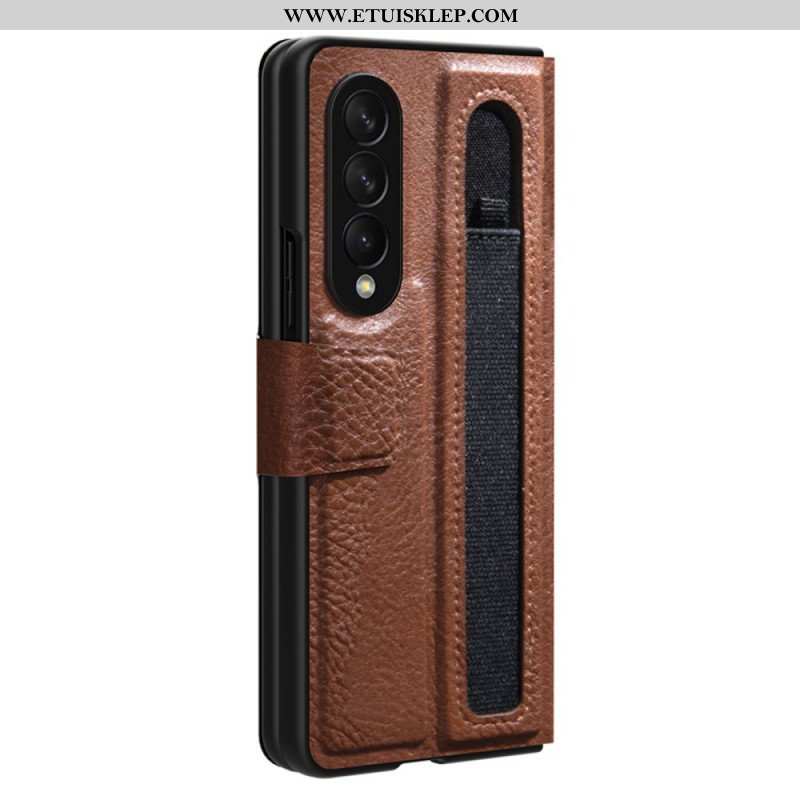 Etui Folio do Samsung Galaxy Z Fold 3 5G Sztuczna Skóra Nillkin